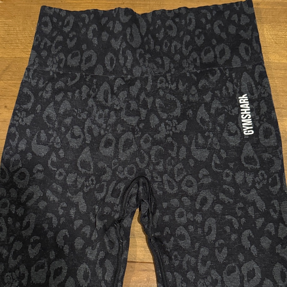 Gymshark Charcoal Leopard Leggings